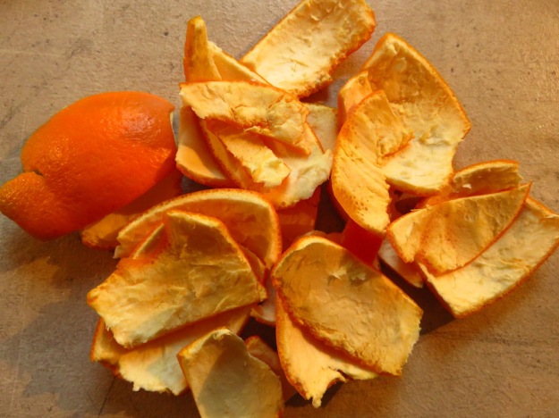 Orangenschalen